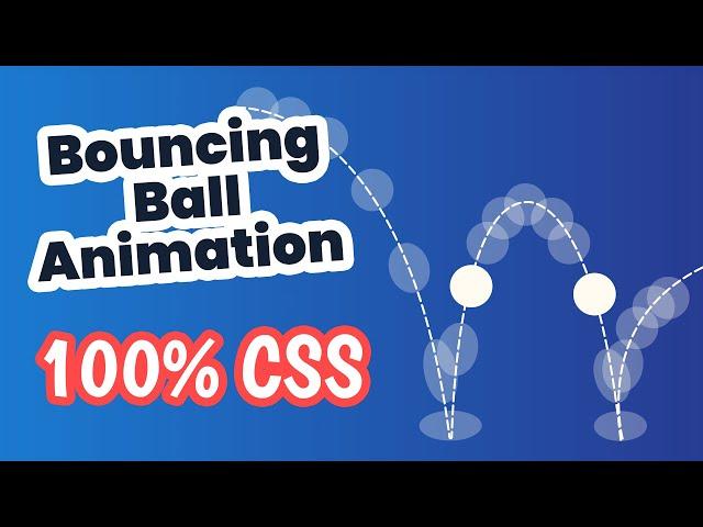 BOUNCING BALL ANIMATION CSS | CSS ANIMATION | CSS ONLY #css#css tutorial #css animation