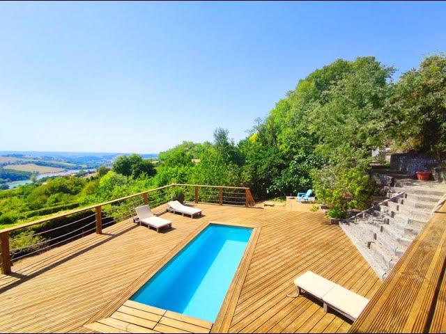 Stunning House with Gite potential, Separate Garden, Exceptional views in the village of Carla Bayle