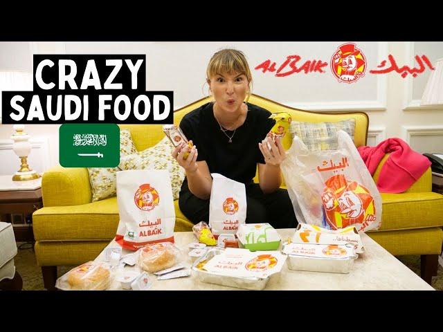 Trying INSANE AL BAIK in Saudi Arabia  Full Halal Menu البيك جدة