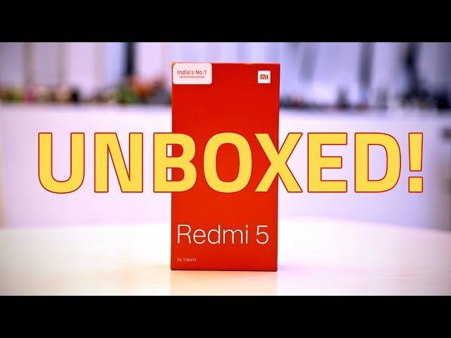 Xiaomi Redmi 5 Unboxing and First Look | Specs, Camera, Features, and More