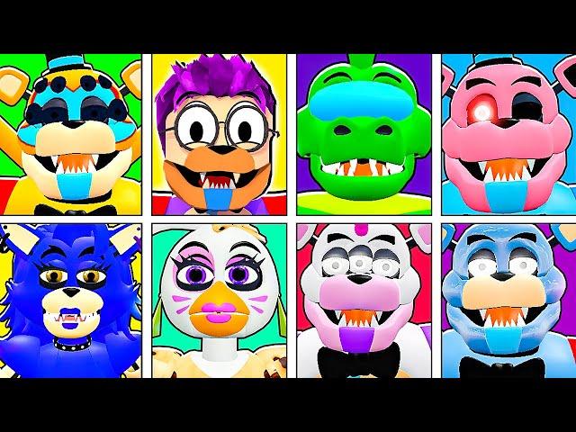 UNLOCKING SECRET ROBLOX FIVE NIGHTS AT FREDDY'S SECURITY BREACH MORPHS!? (ALL SKINS UNLOCKED!)