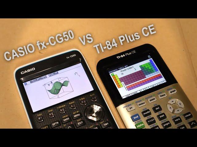 Casio fx-CG50 vs TI-84 Plus CE Review and Comparison