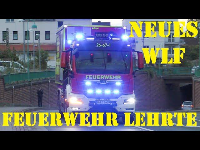 [NEUES WLF] ANRÜCKENDE FFler ALARM FEUERWEHR LEHRTE mit 6 WEHREN zum WOHNHAUSBRAND + E-Stelle /O-Ton