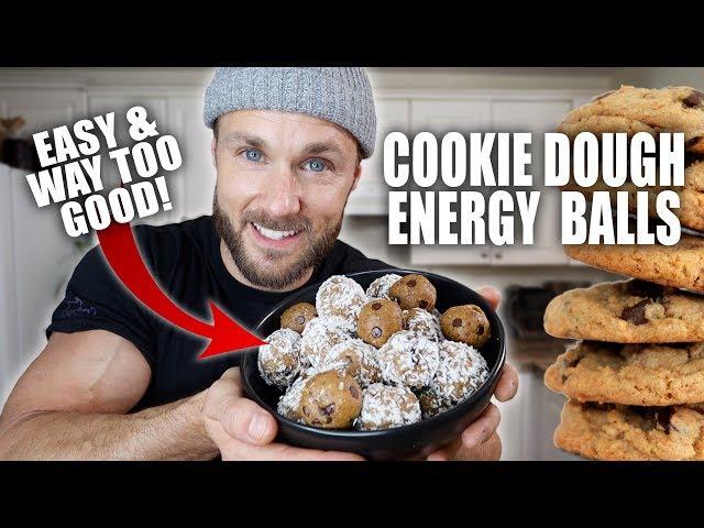 Cookie Dough Energy Balls  EASY VEGAN SNACK RECIPE