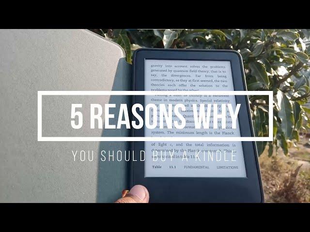 5 reasons why you should buy Amazon Kindle