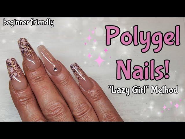 POLYGEL NAILS | EASY 'LAZY GIRL' METHOD | MYLEE