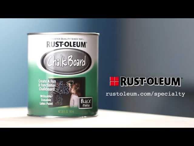 How to Apply Rust-Oleum Chalkboard Paint