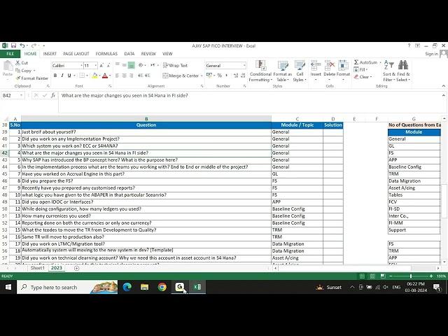 SAP S/4 HANA FICO: Interview Questions - Part - 01