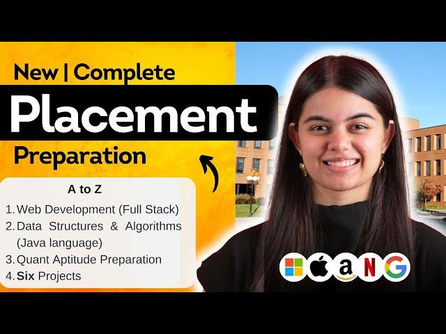 Complete Placement Preparation : Full Stack Web Development + Java DSA + Aptitude | New SIGMA 4.0