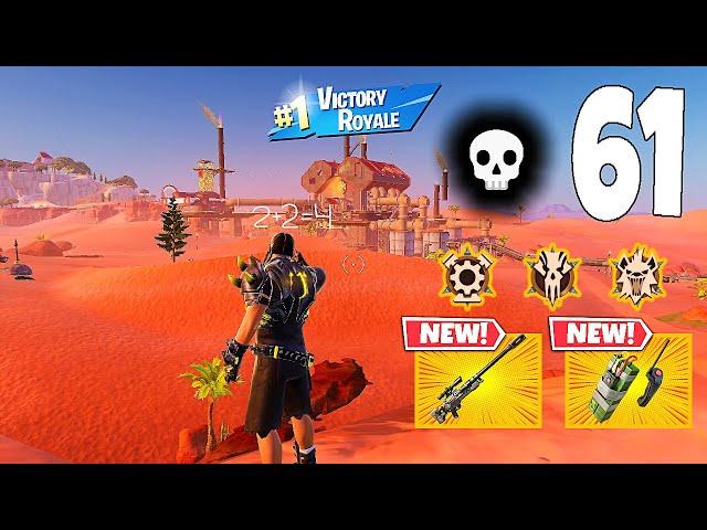 61 Elimination Solo Vs Squads "Zero Build" Gameplay Wins (Fortnite chapter 5)