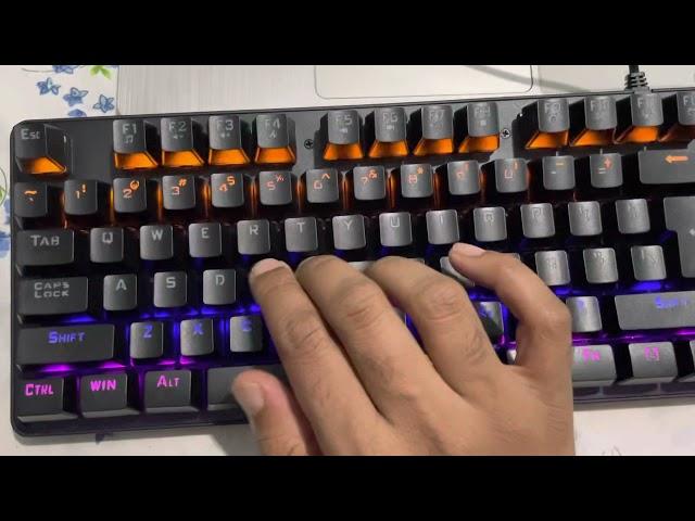 Redgear Shadow Amulet Keyboard Sound Test