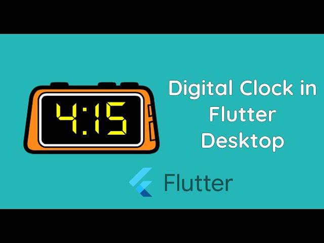 Flutter Digital Clock in 3 Minutes | Random Video