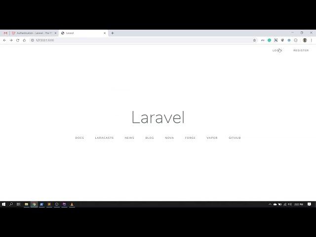 php artisan make:auth in laravel 6.0