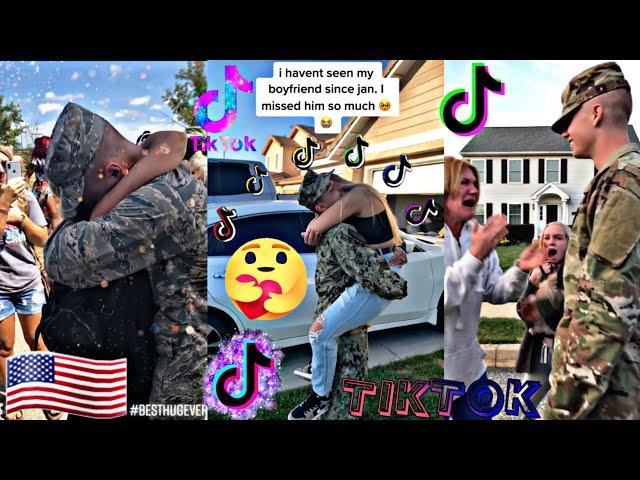 Most Famous Military Coming Home Tik tok  Compilation   La compilación militar mas famosa d 