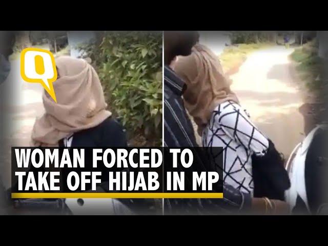 Watch | Woman Forced To Remove Hijab by Miscreants in Madhya Pradesh | The Quint