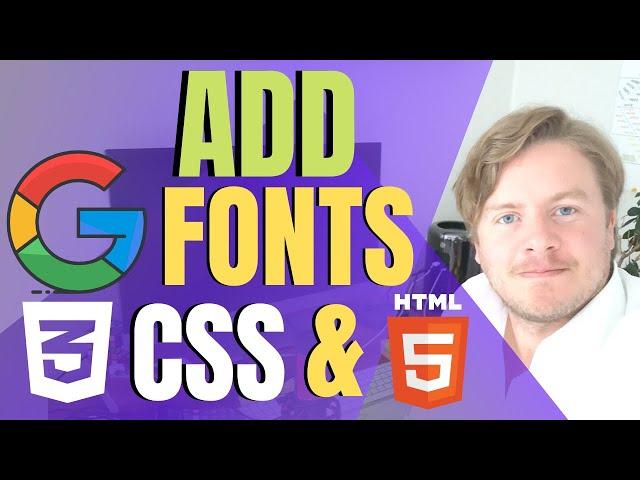 How to Add Google Fonts in HTML and CSS 2021