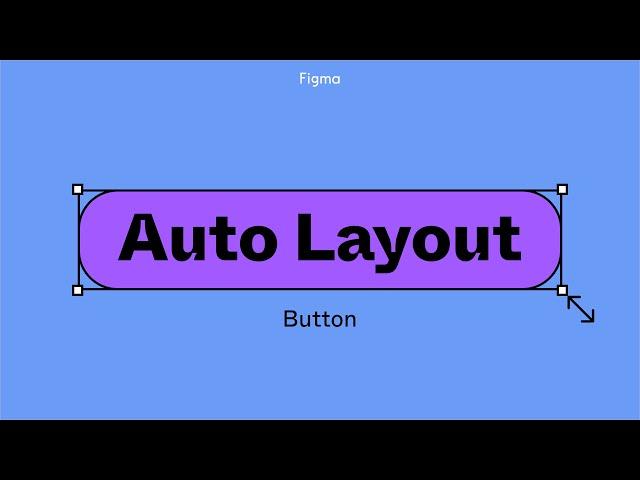 Figma tutorial: Auto layout button