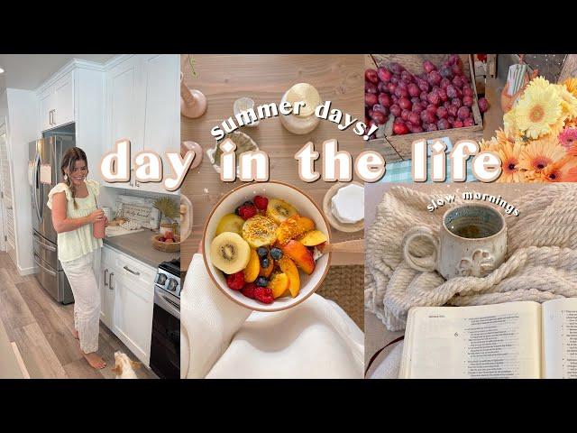 HEALTHY SUMMER DAYS | healthy breakfast, workout with me, farmers market haul 