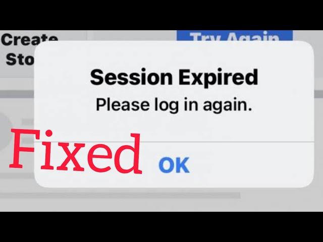 How To Fix Facebook Session Expired On iPhone | Facebook Session Expired Problem (Fixed) | 2022