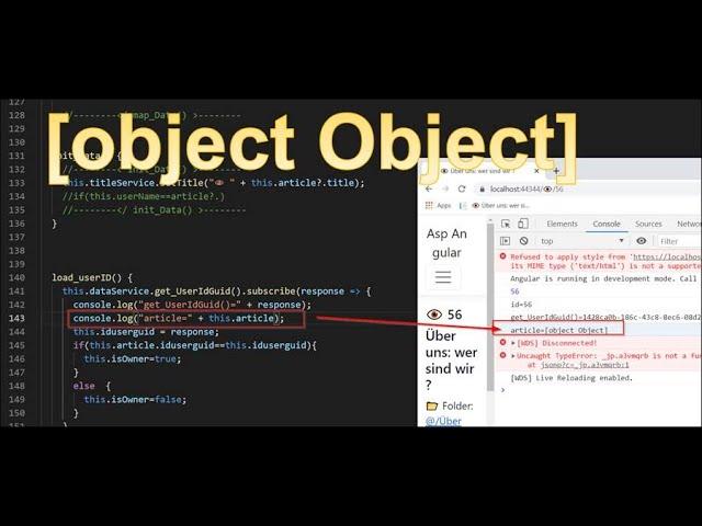  How to Show Object Data Values in a Browser