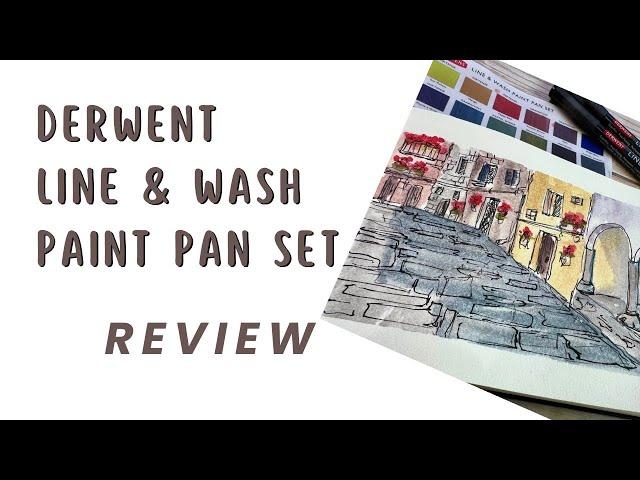 REVEIW | Derwent Line & Wash Paint Pan Set