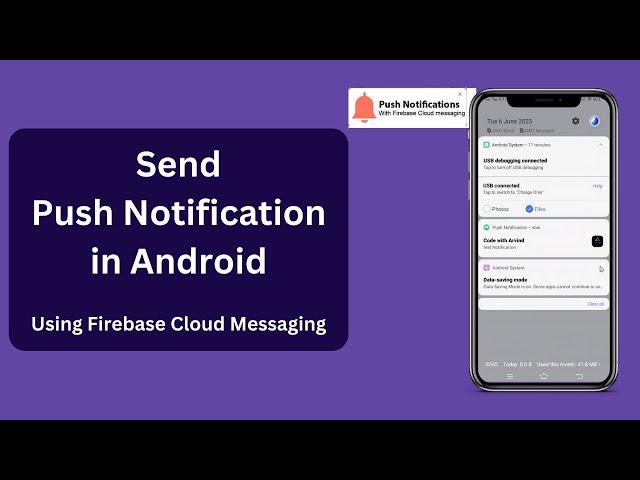 Send Android Push Notifications Using Firebase Cloud Messaging | Firebase push notification Android