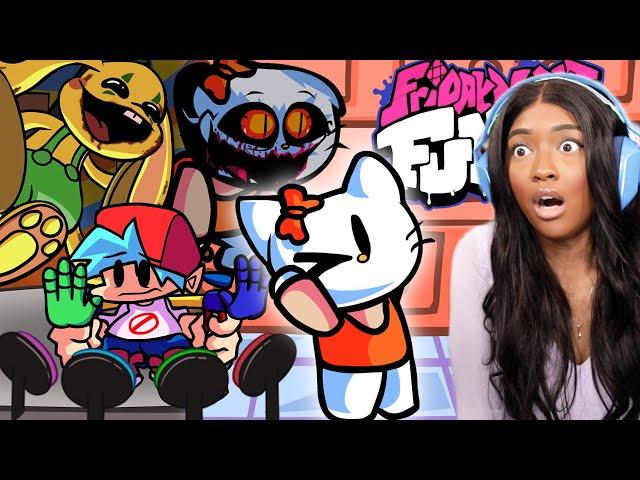 BUNZO BUNNY IS GOING TO GET ME!! HELLO KITTY.. ARE YOU OK?! | Friday Night Funkin'