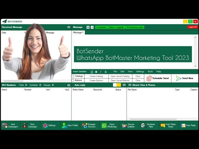 BOTSENDER WHATSAPP BOTMASTER 2023