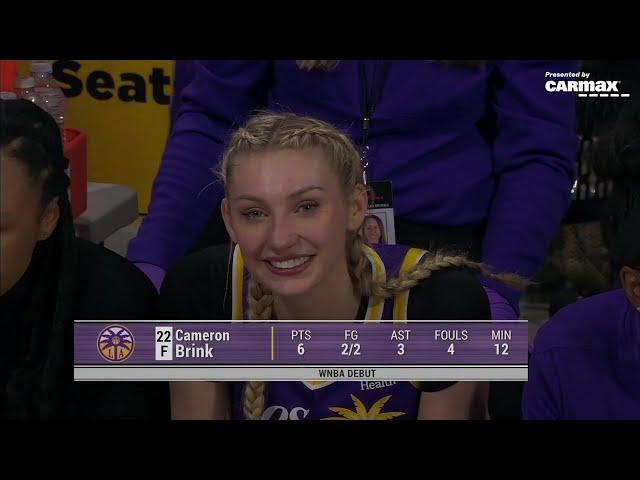  Steph Curry & Cameron Brink Connection Explained During Her Rookie WNBA Debut | Los Angeles Sparks