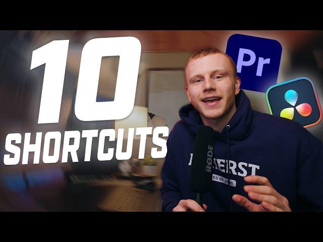 Keyboard Shortcuts to Edit FASTER | Premiere Pro & DaVinci Resolve