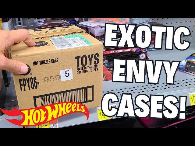 I CAN'T BELIEVE WHAT I FOUND WHILE OPENING HOT WHEELS EXOTIC ENVY CASES!!