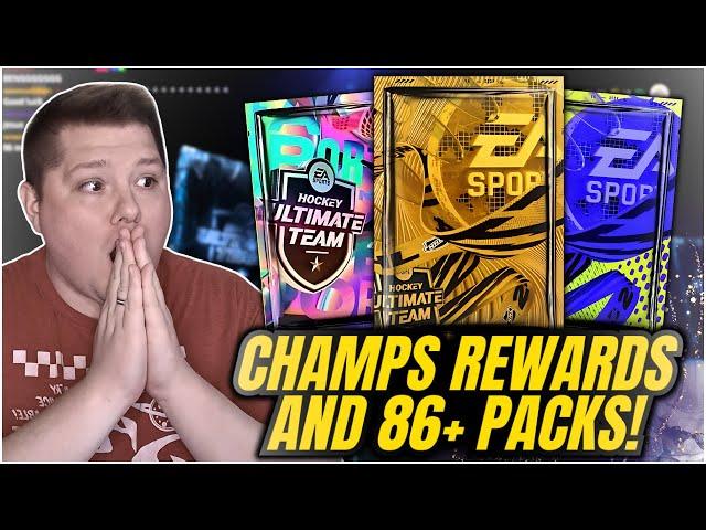 86+ PACKS ARE BACK! | NHL 24 HUT Pack Opening