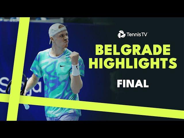 Denis Shapovalov vs Hamad Medjedovic For The Title | Belgrade 2024 Final Highlights