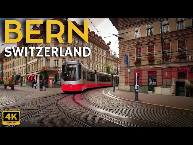 Walking Tour in Bern, Switzerland  | Explore the Stunning Capital City in 4K ‍️| with Captions