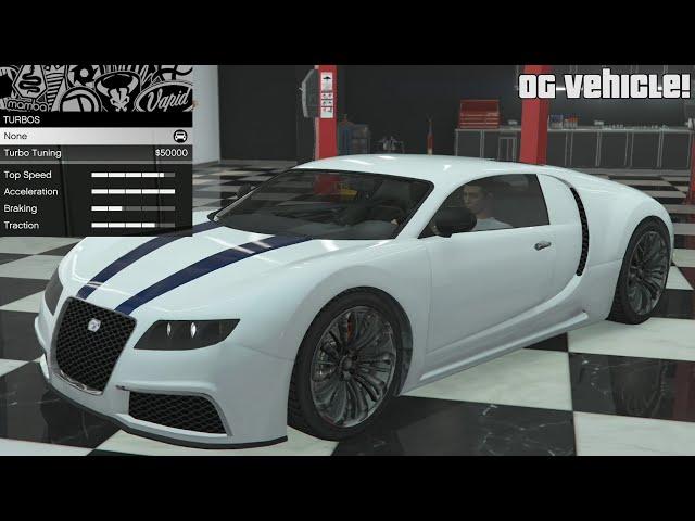 GTA 5 - OG Vehicle Customization - Truffade Adder (Bugatti Veyron)