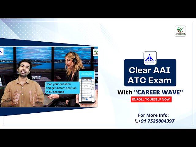Best AAI Junior Executive ATC Course | AAI- ATC Exam | Airport Authority of India | Career Wave