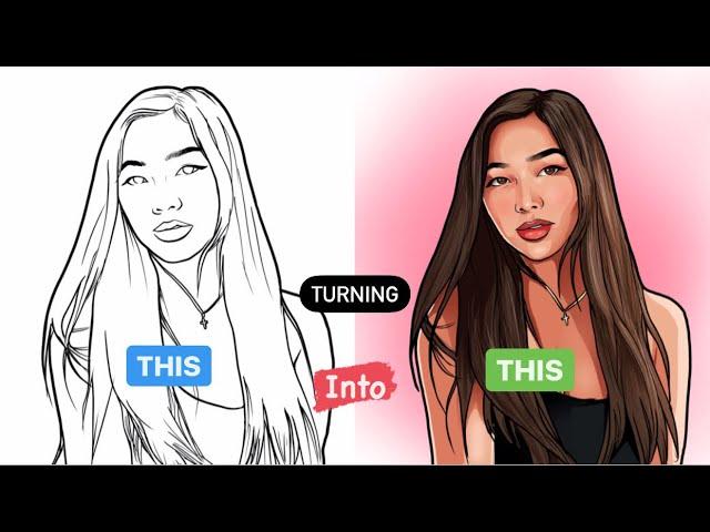 HOW TO CARTOON YOURSELF#2(painting and shading)