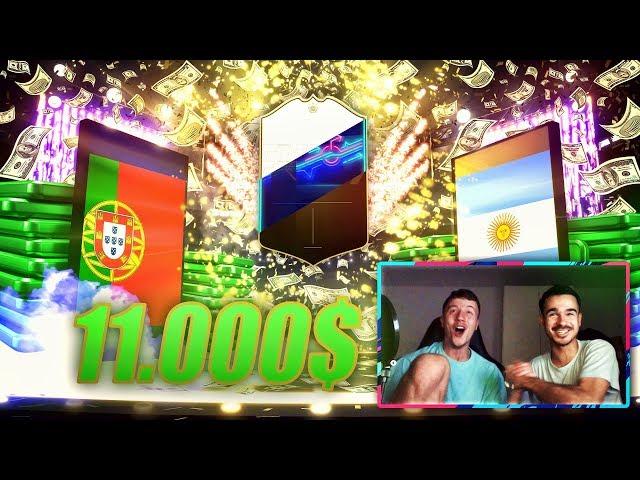 FIFA 19 : BEST OF 2000€ PACK OPENING  11.000$ DONATION 