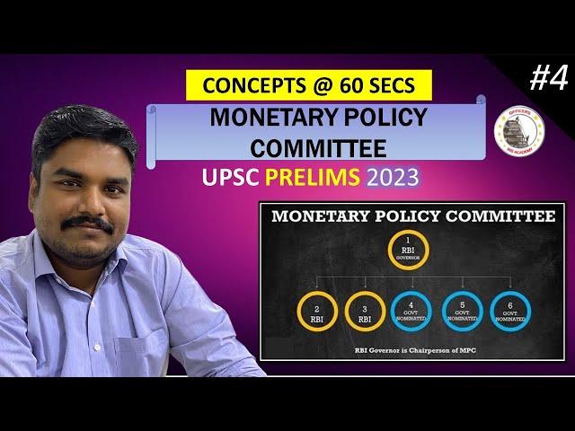 Monetary Policy Committee | Concepts @ 60 Secs | UPSC Prelims 2023 | 75x75 | Officers IAS Academy