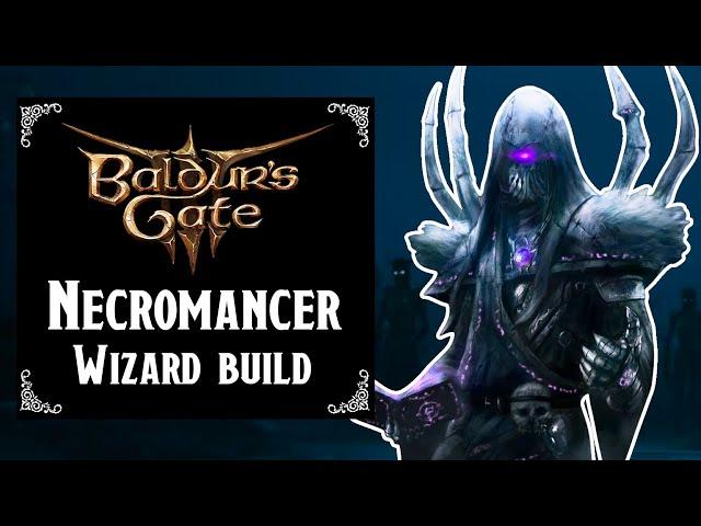 Baldur's Gate 3: Necromancer Wizard build level 1 to 12