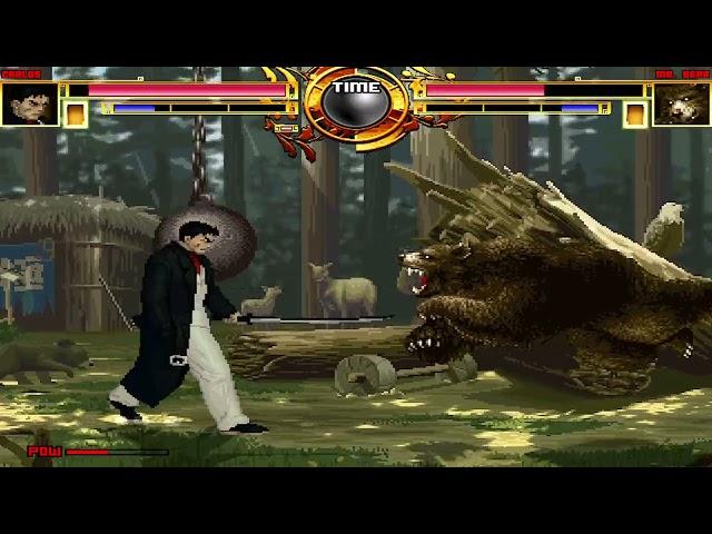 NICK54222 MUGEN: Carlos VS Mr. Bear