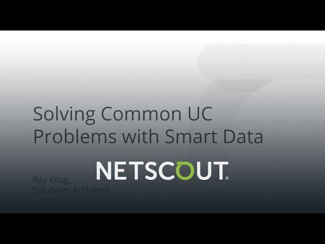 Solving Common UC Problems With Smart Data