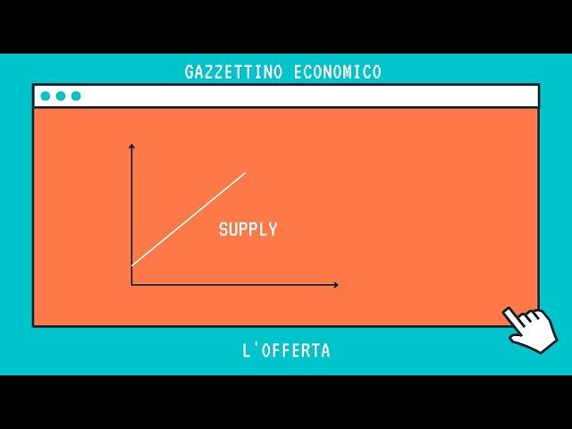 L'offerta - Funzione di offerta e curva di offerta [Microeconomia]