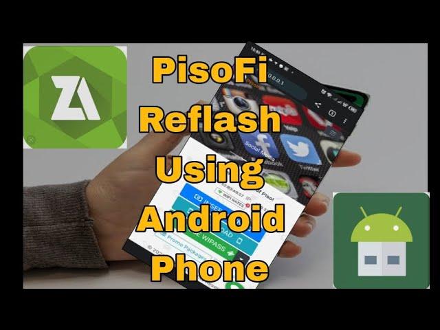 Paano mag Reflash ng PisoFi Image Using Android phone, Smart phone, para sa ating mga PISOWIFI