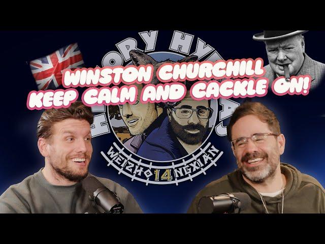 Winston Churchill Keep Calm & Cackle on | History Hyenas