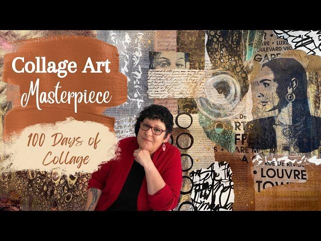 How To Create A Stunning Collage Art Masterpiece - 100 Days of Collage (Week 2:#12)