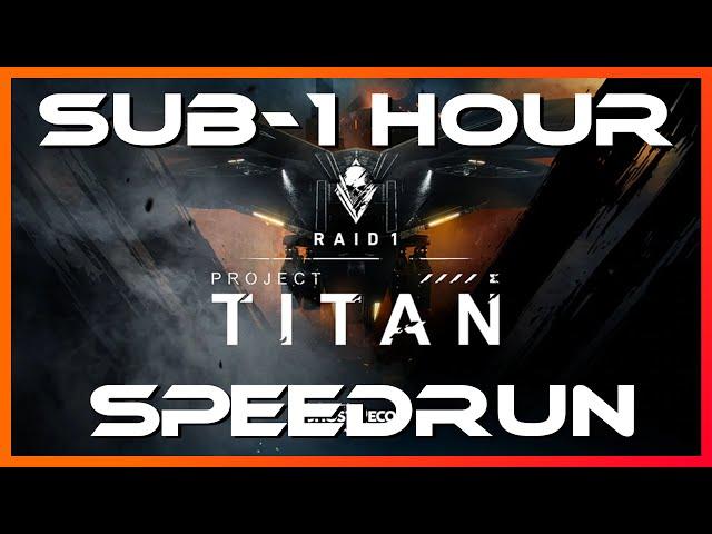 Sub-1 hour Project Titan Raid Speedrun - Ghost Recon Breakpoint - 11/30/2019