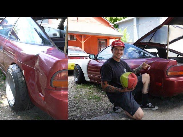 240sx Dent Removal With Basketball!