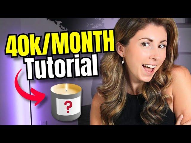 How To Make 40K/Month With Custom Candles (Print on Demand 2024 Full Tutorial)