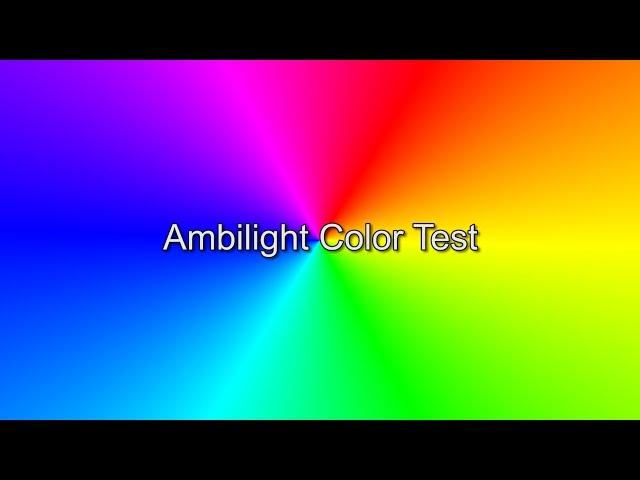 Ambilight Color Test